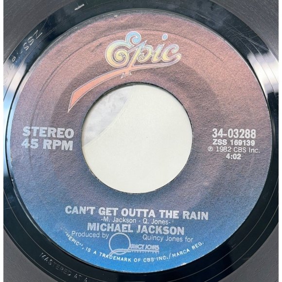 Michael Jackson Paul McCartney Girl is Mine / Can't Get Out of the Rain 45 Pop - Picture 2 of 6